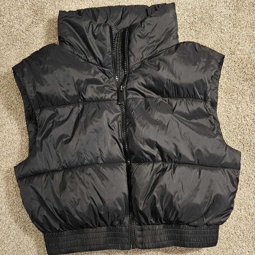 Calvin Klein Womens Black Puffer Vest